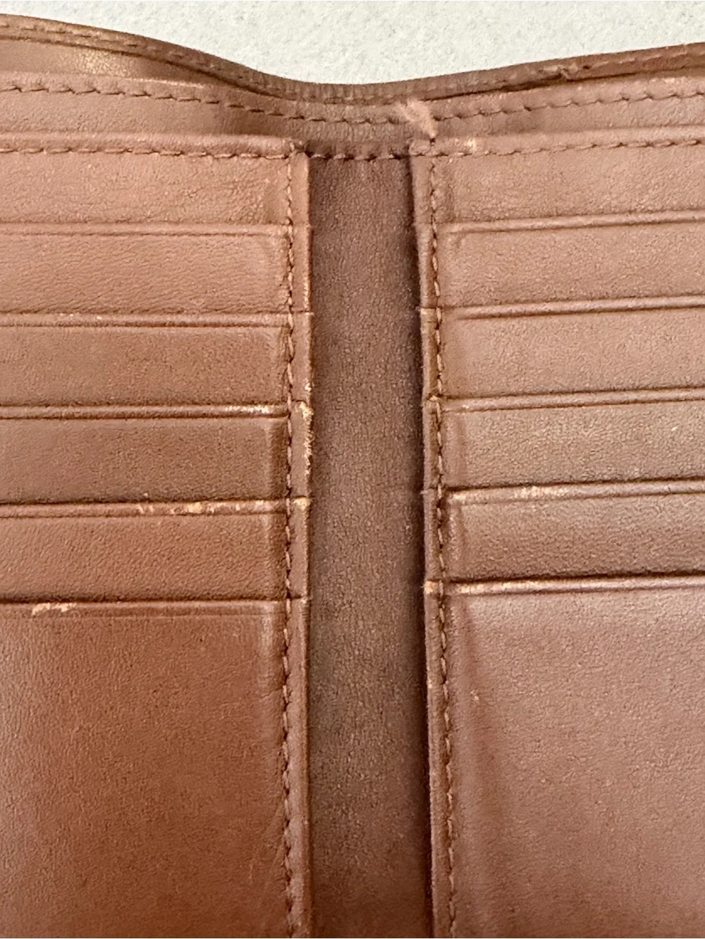 Coach Signature Canvas Wallet in Brown with Buckle Accent